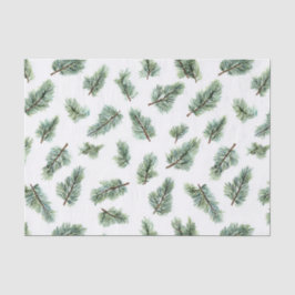 Papel De Seda Pinheiro de Natal Verde