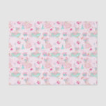 Papel De Seda Pink & Aqua Beach Christmas<br><div class="desc">PreppyPrint.com - Celebre o Natal em estilo! Adicione seu toque personalizado. Transfira este design para os produtos de sua escolha também! Visite minha loja de designers,  PreppyPrint.com,  para coordenar itens.</div>
