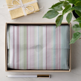 Papel De Seda Pink, Aqua, mint, spring rain and mauve stripes