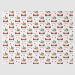 Papel De Seda Pink Christmas Ornament