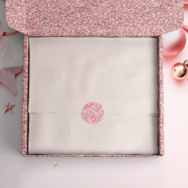 Papel De Seda Pink Christmas Solid Color