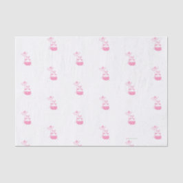 Papel De Seda Pink Daisy Bunny