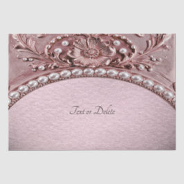 Papel De Seda Pink Flower Tissue Paper
