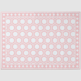 Papel De Seda Pink Modern Bone Inlay Decoupage Paper