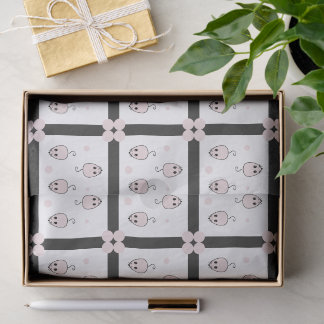 Papel De Seda Pink Mouse Seamless Pattern Design - Cute Decor