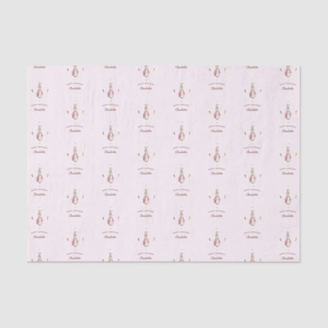 Papel De Seda Pink Peter o Rabbit (Frente )