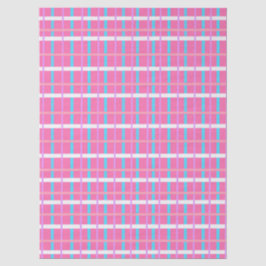 Papel De Seda Pink Plaid Pop