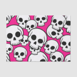 Papel De Seda Pink Skull Pattern Tissue Paper