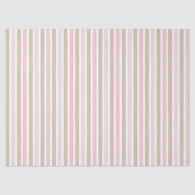 PAPEL DE SEDA PINK TAN WHITE STRIPTERN (Frente )