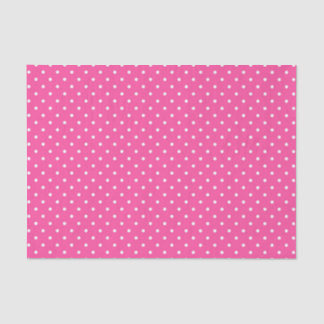 PAPEL DE SEDA PINK & WHITE EASTER POLKA DOTS