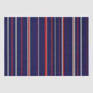 Papel De Seda Pinstripes, cores vermelhas, marinho, cinzas