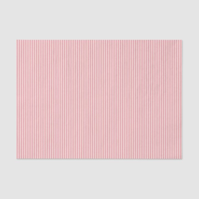 Papel De Seda Pinstripes Rosa Pastel (Frente )