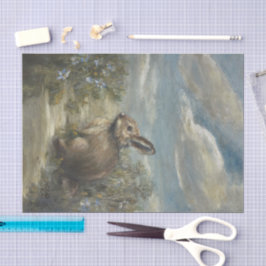 Papel De Seda Pintando Coelho DBL