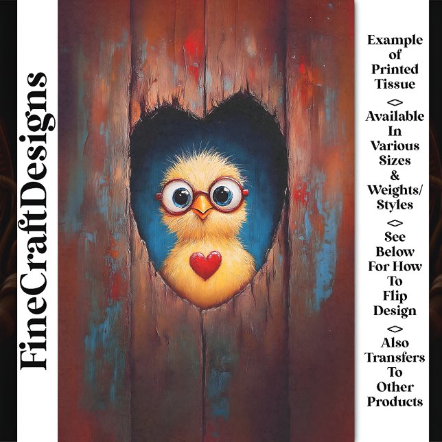 Papel De Seda Pintinho de pistão em óculos e desacoplamento do C (Criador carregado)