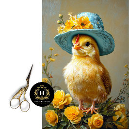 Papel De Seda Pintinho na página de dissociação dos Artesanatos