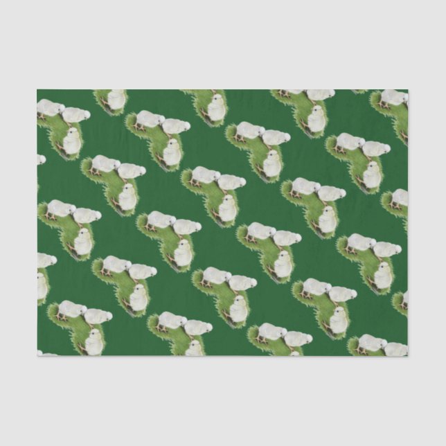 Papel De Seda Pintinhos Splash Poloneses (Frente )