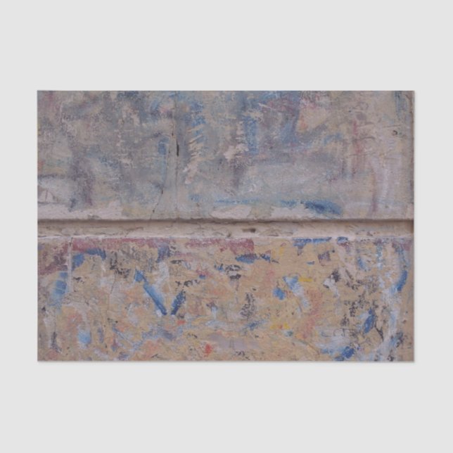 Papel De Seda Pintor Urbano Desenho de Cinza Desenrolado (Frente )