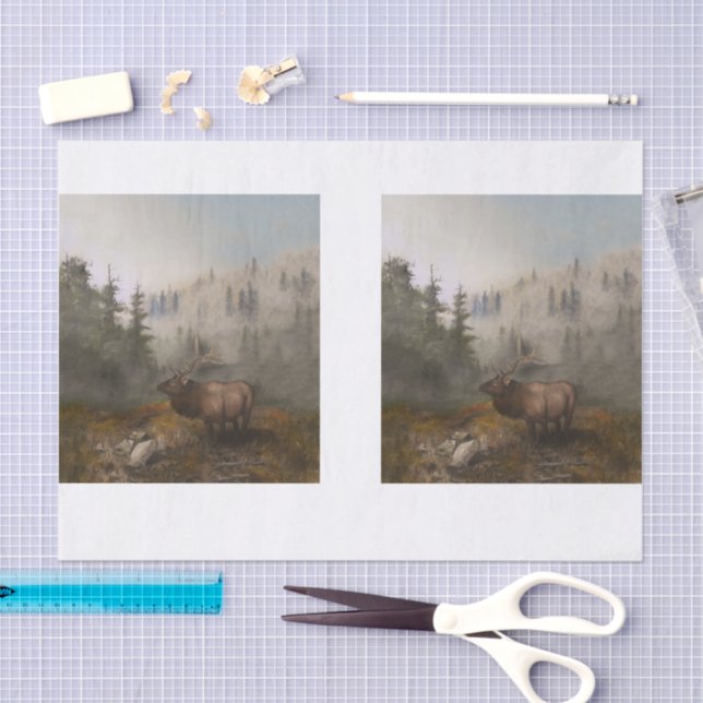 Papel De Seda Pintura Alce DBL (Arte )