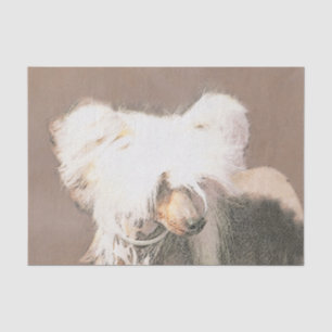 Papel De Seda Pintura Chinesa Sem Cabelo Penteada Original Dog A