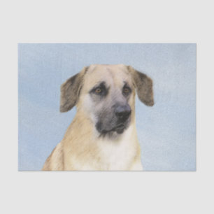 Papel De Seda Pintura Chinook (Ouvidos Soltos) - Arte Cão Origi