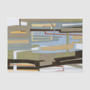 Papel De Seda Pintura da expressão livre moderna de Norman Wyatt