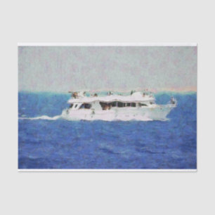 Papel De Seda Pintura de barcos