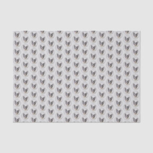 Papel De Seda Pintura de Bulldog Francês (Brindle Pied) - Arte 