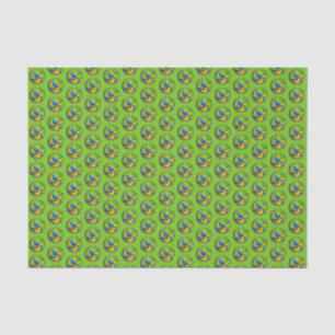 Papel De Seda Pintura de Bunting Indigo - Arte de Pássaro Origi