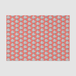 Papel De Seda Pintura de Cachorro na Janela de Inverno de Kehond
