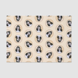 Papel De Seda Pintura De Cocker Spaniel Partitan Arte De Cão Ori