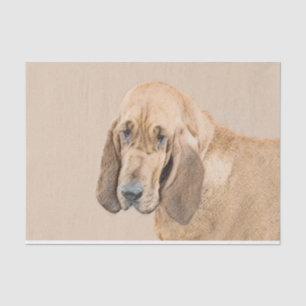 Papel De Seda Pintura de galhões - Arte de Cachorro Original