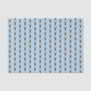 Papel De Seda Pintura de german shepherd - Arte de Cachorro Orig