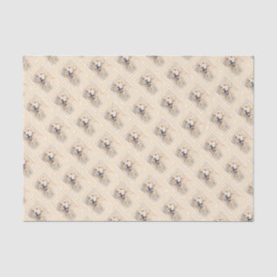 Papel De Seda Pintura de Ouro para sempre - Arte de Cachorro Ori