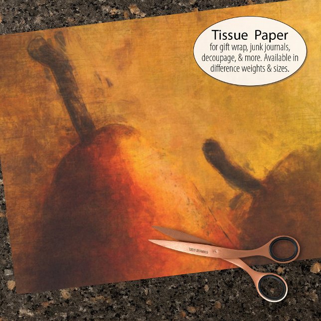 Papel De Seda Pintura de Peras Elegantes (Tissue paper for gift wrap and decoupage)