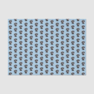 Papel De Seda Pintura De Retriever Revestida Por Cachorro - Arte
