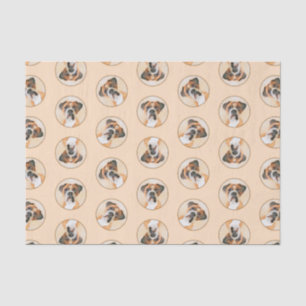 Papel De Seda Pintura Descortada de Cão Cachorro Pintura Descort