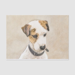 Papel De Seda Pintura do Parson Jack Russell Terrier - Arte Cani