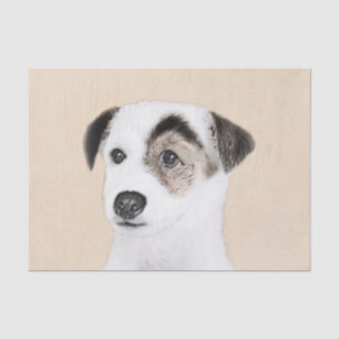 Papel De Seda Pintura do Parson Jack Russell Terrier - Arte Cani