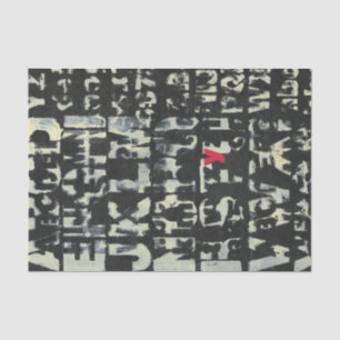 Papel De Seda Pintura em alfabeto por Norman Wyatt