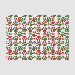 Papel De Seda Pintura em branco imprime verde vermelho padrão