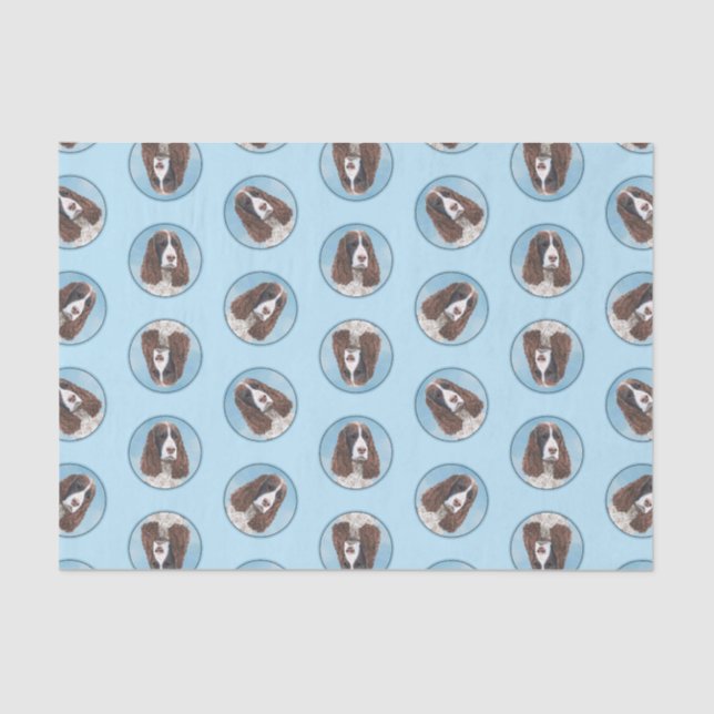 Papel De Seda Pintura em espanhol em inglês (Frente )