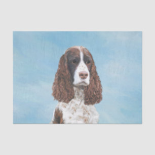 Papel De Seda Pintura em inglês Springer Spaniel original