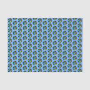 Papel De Seda Pintura em Jay de Steller - Arte original de páss
