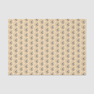Papel De Seda Pintura em Quail de Gambrel — Arte original sobr