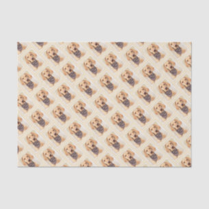 Papel De Seda Pintura em Vizsla, por Wirehaired - Arte Cão Orig