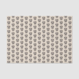 Papel De Seda Pintura Espanhola de Cão-de-Água - Arte Cão Ori