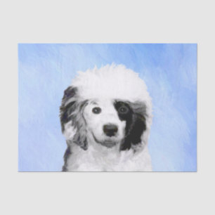 Papel De Seda Pintura portuguesa do cão de água - arte origina