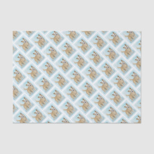 Papel De Seda Pintura Portuguesa do Podengo Pequeno - Arte Origi