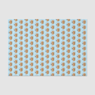 Papel De Seda Pintura Ridgeback da Rodésia - Arte Cão Original