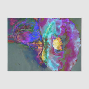 Papel De Seda Pintura romântica elegante de flores de pétalas ro